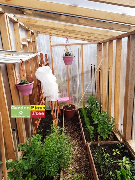 DIY Lean to Greenhouse | Free Garden Plans - How to build garden projects Small Lean To Greenhouse Diy, Garden Shed Lean To, Greenhouse Lean To Shed, Lean To Greenhouse Plans Diy, Diy Lean To, Greenhouse Diy Plans, Lean To Greenhouse Ideas, Leanto Greenhouse Ideas, Small Lean To Greenhouse