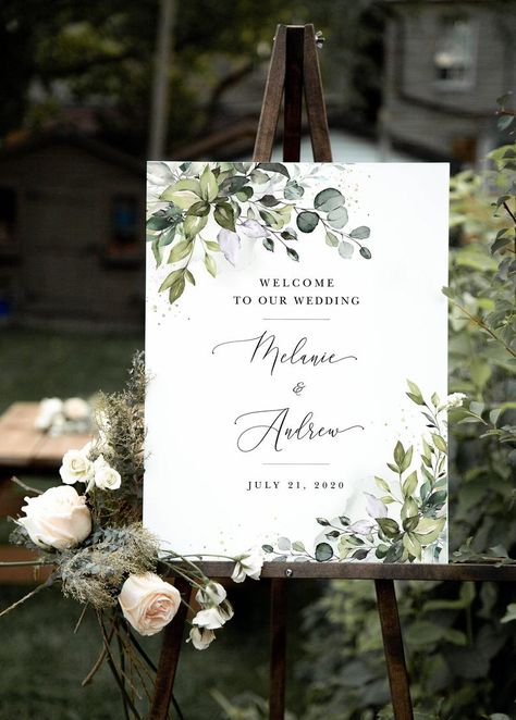 Welcoming Board, Botanic Wedding, Dessert Display Wedding, Tie The Knot Wedding, Wedding Welcome Board, Welcome Sign Printable, Wedding Binder, Agate Wedding, Budget Friendly Wedding