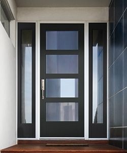 Fiberglass and Steel Entry Doors | Pella At Lowes Entry Door Styles, Pella Doors, Glass Entrance Doors, Modern Entrance Door, Modern Entry Door, Steel Entry Doors, Modern Exterior Doors, Fiberglass Entry Doors, Modern Entrance