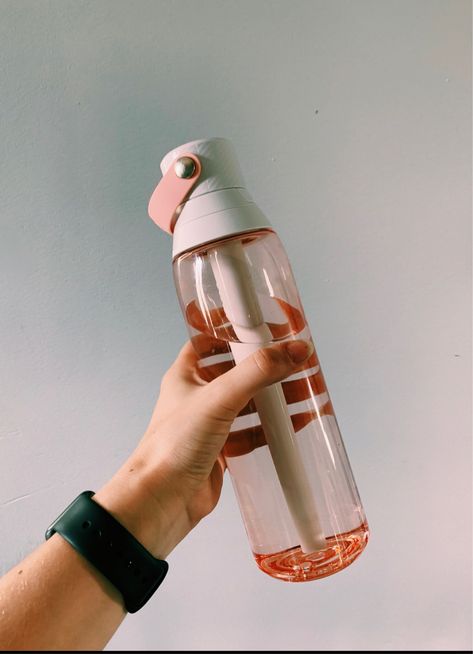 Water bottle with times