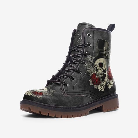 Limited offer! This awesome Just Roll The Dice Vegan Combat Boots, Faux Leather, Lace Up Boots, Unisex Boots for $94.00.. #CombatBoots #VeganShoes #UnisexBoots #boots #LaceUpBoots #WomensBoots #fauxleather #WomensShoes #docmarten #MensBoots Red Jaguar, Roll The Dice, Paint Splatters, Vegan Boots, Faux Leather Boots, Classic Boots, Fashion People, Soft Textiles, Vegan Shoes