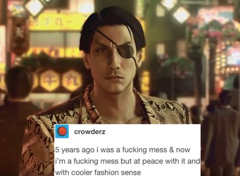 Yakuza 1, Kiryu Yakuza 0, Majima Yakuza 0, Yakuza 0 Majima And Kiryu, Funny Yakuza Memes, Dragon Time, Yakuza Game, Majima Goro, Goro Majima