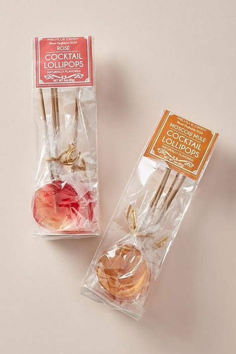 Lollipop Design, Homemade Lollipops, Gourmet Lollipops, Honey Pops, Lollipop Recipe, Rose Cocktail, Honey Packaging, Candy Packaging, Hard Candy