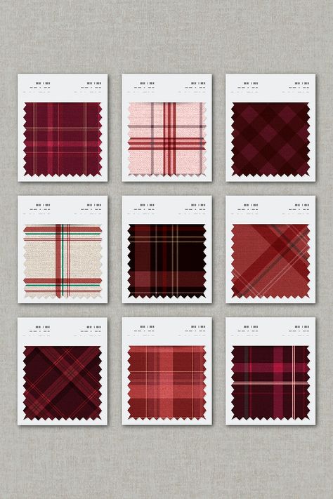 Croquis, Plaid Fabric Swatch, Fabric Swatches Board, Plaid Checks Pattern, Checks Design Pattern Fabrics, Swatch Board Ideas, Fabric Chart Fashion Portfolio, Fabric Samples Swatches, Fabric Board Ideas