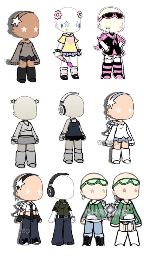 Gacha Life Tomboy Outfits, Gacha Life Outfits Ideas Girl, Gacha Life Outfit Ideas Girl, Gacha Outfits Girl, Gacha Nox Outfits, Gacha Life Outfits Girl, Gacha Club Outfit Ideas Girl, Cute Gacha Life Outfits, Gacha Life Hairstyles