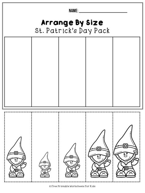 St Patricks Activities, March Lesson Plans, March Preschool, Sant Patrick, March Lessons, Printable Worksheets For Kids, St Patricks Day Crafts For Kids, March Activities, St Patrick Day Activities