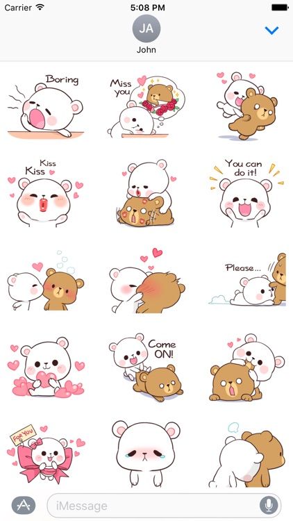 Bear Couple: Milk & Mocha - stickers for lovers by Hiep Nguyen Good Apps To Download, Bear Couple, Eid Photos, Milk & Mocha, Best Apps, Cool Art Drawings, For Lovers, Teddy Bears, Mocha