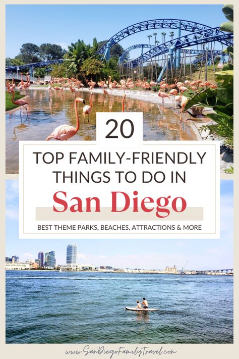 Looking for fun things to do in San Diego with kids? Family-friendly San Diego attractions range from the world-famous San Diego Zoo to the beautiful beaches, and tons of other fun activities the whole family can enjoy. Here is a no-fluff guide to the best things to do in San Diego with kids to help you plan an amazing visit to America's Finest City. San Diego With Kids, San Diego Activities, San Diego Attractions, Best Island Vacation, Visit San Diego, Dumaguete, Old Town San Diego, Awesome Mom, San Diego Travel