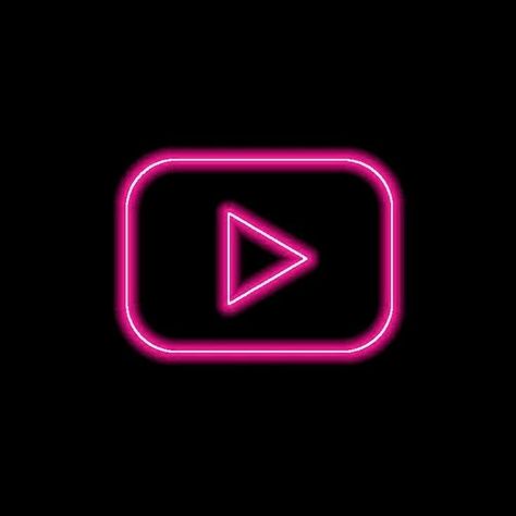 Neon Pink Youtube Icon, Neon Pink Iphone Icons, Black And Neon Pink App Icons, Neon Pink App Store Icon, Pink Glow App Icons, Neon Pink Phone Icon, Hot Pink Instagram Icon, Hot Pink Youtube Icon, Neon Pink Icons For Apps