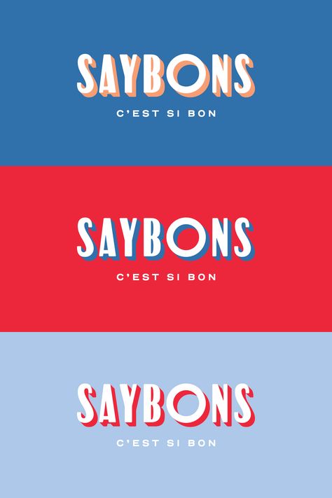 Saybons on Behance Bistro Branding, French Graphic Design, Fast Casual Restaurant Branding, French Restaurant Branding, Restaurant Rebranding, Spanish Restaurant Branding, Diner Branding, Fresh Brand, Cafe Branding