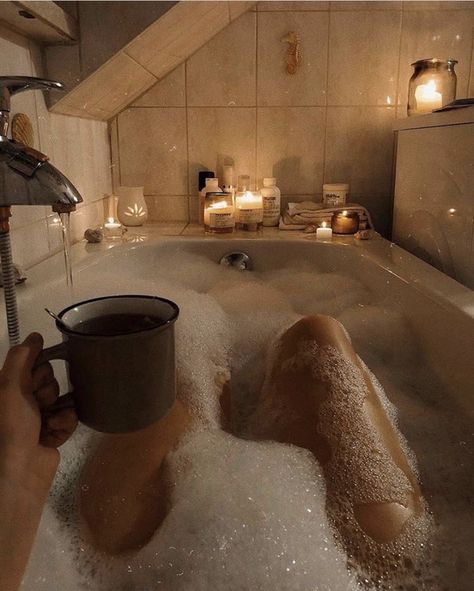 Aesthetic Bath, Bath Aesthetic, Taking A Bath, Relaxing Bath, Autumn Aesthetic, Bubble Bath, Spa Day, Dream Life, The Wall