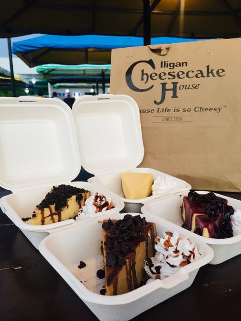 Cheesecakes from Cheesecake house located at Iligan City. Iligan City, Guilty Pleasure, Food Diary, Guilty Pleasures, Treat Yourself, Cheesecake, Things To Come, Make It Yourself, Quick Saves