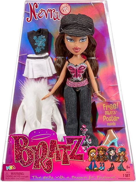 Amazon.com: Bratz Original Fashion Doll Nevra with 2 Outfits and Poster : Toys & Games Bratz Outfits, Bratz Doll Outfits, Brat Doll, Fashion D, Original Dolls, Original Fashion, Bratz Doll, Queen B, Ever After High