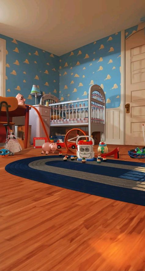 Toy Story Aesthetic, Toy Story Background, Up Movie House, Toy Story Wallpaper, Disney Phone Backgrounds, Toy Story Room, Disney Cars Wallpaper, Kingdom Hearts Wallpaper, Toy Story 1995