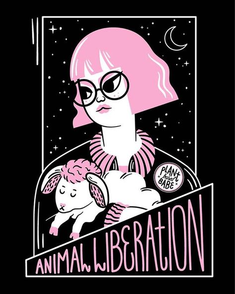 Vegan Plant Based, Vegan Vibes, Poster Vintage Retro, Animal Liberation, Art Parody, Vegan Animals, Bright Designs, Going Vegan, Animals Friends