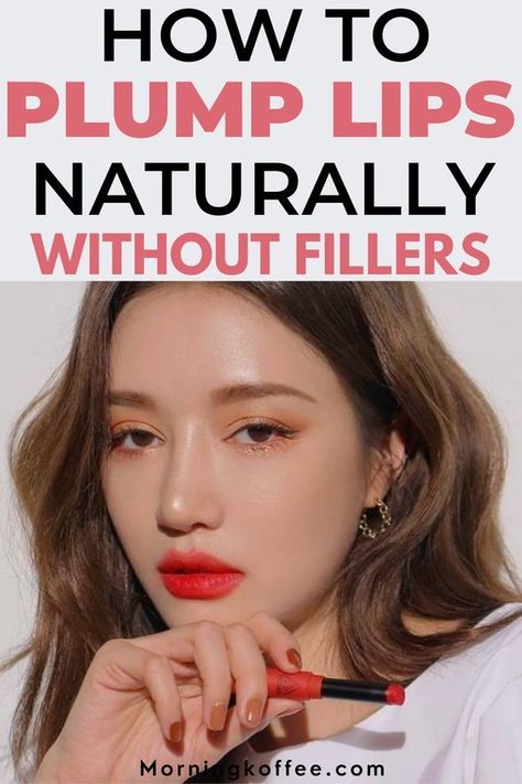 Bilqis Hikma ~Lifestyle, Beauty, Fashion and Home Decor avatar link Plump Lips Tutorial, Lip Hacks, Bigger Lips Naturally, Diy Lip Plumper, Bigger Lips, Fuller Lips Naturally, Plump Lips Naturally, Neutral Lip Color, Lip Care Diy