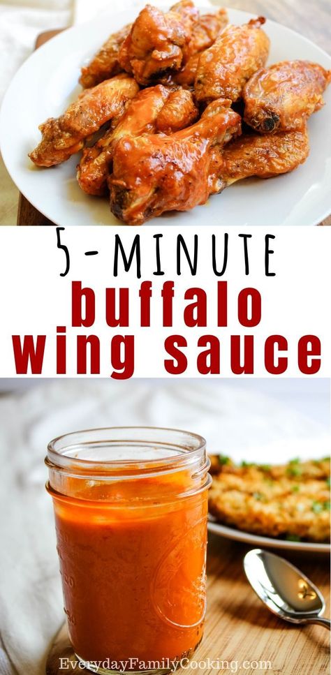 Homemade Hot Wings, Hot Wing Sauce Recipe, Best Wing Sauce, Buffalo Wings Sauce Recipe, Easy Homemade Buffalo Sauce, Chicken Wing Sauce, Homemade Wings, Chicken Wing Sauce Recipes, Keto Sauce