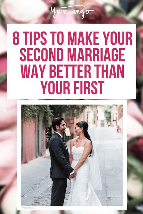 8 Tips To Make Your Second Marriage WAY Better | YourTango Second Marriage Ideas, Second Marriage Quotes, Romantic Wedding Vows, Marriage Thoughts, Premarital Counseling, Step Parenting, Marriage Life, Let's Get Married, Marriage Counseling