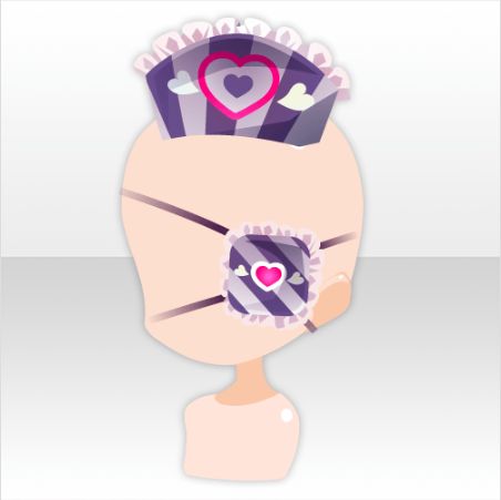 Crazy Love | CocoPPa Play Wiki | Fandom Eye Patch Drawing Reference, Eye Patch Drawing, Patch Drawing, Purple Png, Kawaii Games, Pink Head, Fairy Tail Ships, Can You Help Me, Anime Accessories