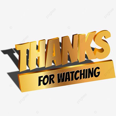 Thank You Png, Thanks For Watching Images, Thank You For Watching, Youtube Followers, Intro Design, Thank You Poster, Youtube Facts, Youtube Banner Design, Banner Design Inspiration