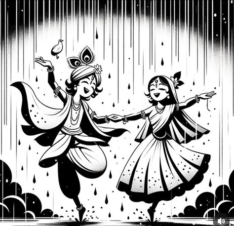 Radha Krishna Doodle, Radhakrishna Drawing Easy, Radha Krishna Sketch Easy, Krishna Doodle Art, Radhakrishnan Drawing, Radha Krishna Drawing Pencil Easy, Radha Krishna Drawing Easy, Radhe Krishna Sketch, Krishna Doodle