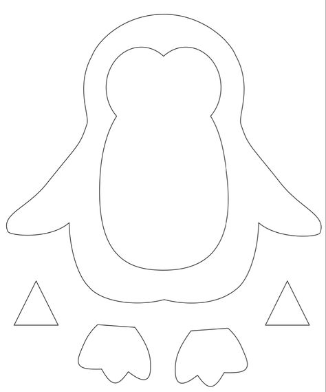 Penguins Crafts For Preschoolers, Attic Animals Preschool Craft, Penguin Prek Craft, Penguin Kindergarten Craft, January Crafts For Toddlers Easy, Winter Penguin Craft, Penguin Craft For Preschool, Penguin Christmas Craft, Printable Penguin Template