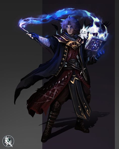 Chronurgy Wizard Art, Unique Dnd Character Ideas, Astral Elf Male Character Art, Dnd Male Noble, Cyberpunk Wizard, Scribe Wizard, Great Old One Warlock, Character Concept Art Sheet, Mage Armor