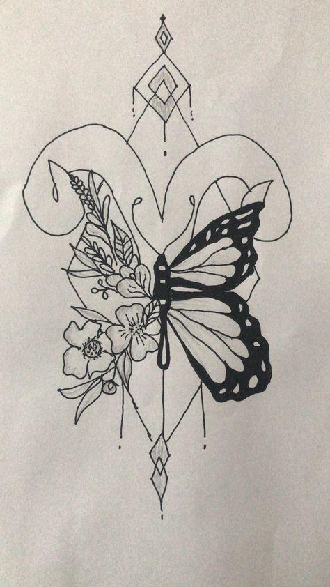 Butterfly Aries and Some flowers tattoo (Almost done) Aries Butterfly Tattoo, Zodiac Tattoo Aries, Aries Inspired Tattoo, Aries Flower Tattoo, Aries Flower, Butterfly Zodiac, About Aries, Black Pic, Tattoo Sites