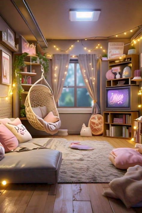 Bright Cozy Reading Room, Lounge Room Aesthetic, Teen Reading Nook, Chill Room Ideas Lounges, Hangout Room Ideas Teen Lounge, Teen Hangout Room Ideas, Quiet Room Ideas, Teen Hangout Space, Lush Bedroom