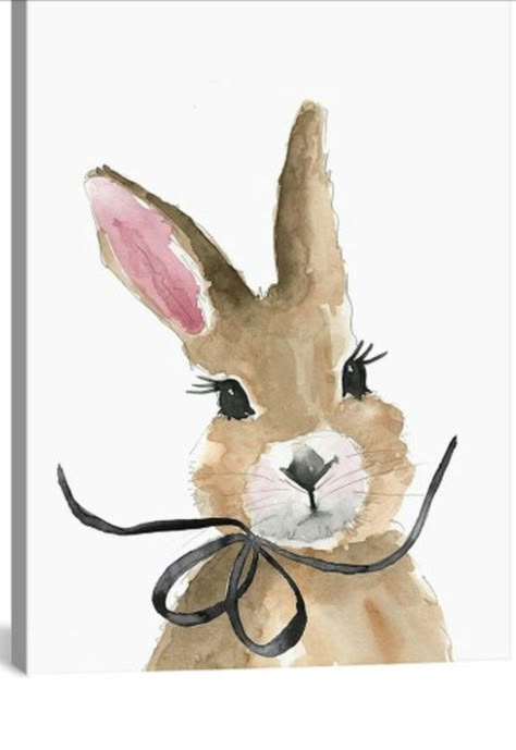 Pin by Laurice Mitchell on Easter | Bunny watercolor, Easter paintings, Watercolor flower art Watercolor Animals Easy, Watercolour Bunny, Easter Drawings, Easter Paintings, Bunny Watercolor, Bunny Painting, Paintings Watercolor, Watercolor Paintings For Beginners, Diy Watercolor Painting