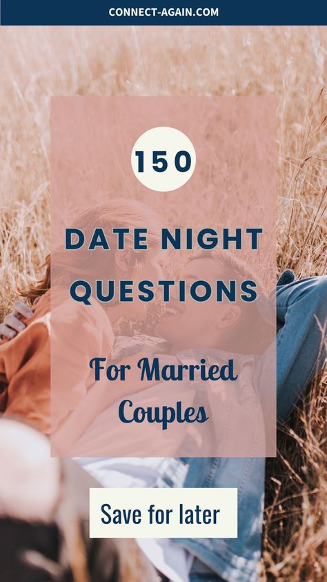 Are you ready for the best date night questions for couples to reconnect? In this blog post, you'll find deeper conversation starters for couples and access to a free download of the date night questions! Save for later and follow for more happy marriage tips. Spouse Date Night Questions, Marriage Date Night Questions, Couple Date Night Questions, Fun Date Night Questions For Married Couples, Couple Date Questions, Couples Favorites Challenge, Interesting Questions For Couples, Conversation Starters For Married Couple, Date Night Conversation Marriage