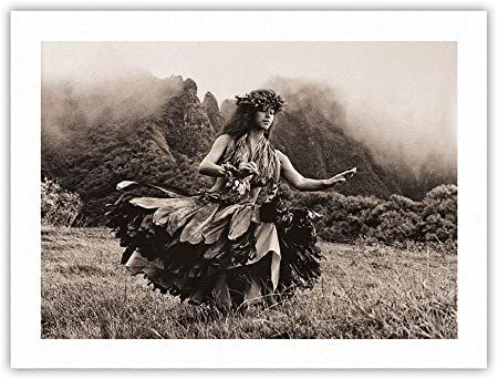 Amazon.com: Swaying Skirt - Hawaiian Hula Dancer in Ti Leaf Skirt - Vintage Sepia Toned Photograph by Alan Houghton c.1960s - 100% Pure Carbon Archival Inks - 290gsm Bamboo Paper Fine Art Print 12x16in: Posters & Prints Hawaiian Hula Dance, Dancer Poster, Hawaiian Dancers, Ursula Andress, Hula Dance, Hula Dancers, Hawaiian Art, Hawaiian Culture, Polynesian Culture