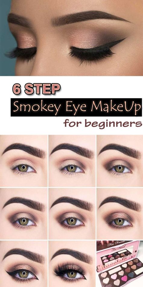 Nowadays, Smokey Eye makeup in trend. In this article, you will learn Smokey Eye Makeup Step by Step. come and Let's know How to make smokey eyes? Smokey Eye Makeup Video, Eye Makeup For Beginners, Eye Makeup Step By Step, Smokey Eyes Tutorial, Smokey Eye Makeup Steps, Burgundy Eye Makeup, Makeup For Small Eyes, Almond Eye Makeup, Bronze Smokey Eye