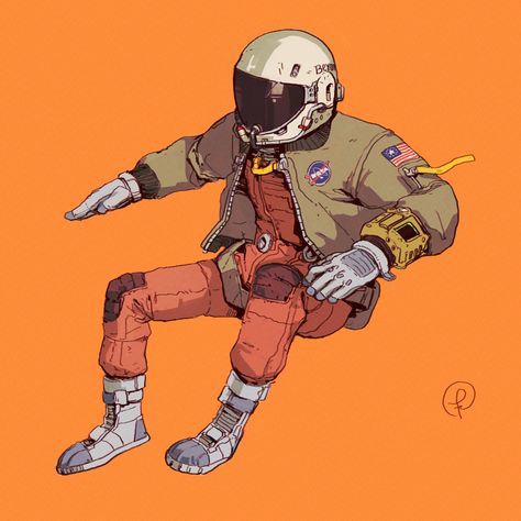 "DEIMOS" by Fernando Correa Old Drawings, Astronaut Suit, Wal Art, Astronaut Art, 캐릭터 드로잉, 영감을 주는 캐릭터, Art Reference Photos, Space Art, Fantasy Character Design