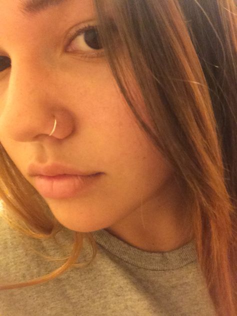 22 gauge nose ring Nose Peicerings, Tattoo Lower Back, Cute Nose Rings, Nose Piercing Ring, Faux Nose Ring, Piercing Chart, Piercing Septum, Sterling Silver Nose Rings, Nose Piercing Hoop