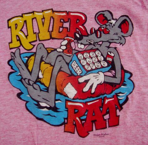 River Rat Rat Tattoo Ideas, River Rat Shirt, Rat Tattoo, Poker Run, River Rat, Boat Drawing, Graffiti Wallpaper, Surf Art, River Rock