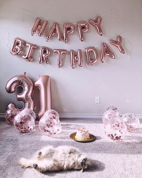 Maria в Instagram: «Happy Birthday to me! 💗🌷🎈🎂🎉 31 years old today and with my little queen who follows me around all the house and didn’t let me alone in…» Bach Weekend, 31 Years Old, 32 Birthday, Luxury Birthday, 31st Birthday, Birthday Balloon Decorations, Happy Birthday To Me, Instagram Happy Birthday, Birthday Pictures