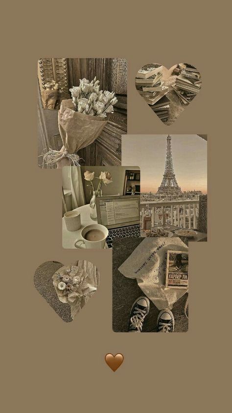 A Collage, Eiffel Tower, Tower, Collage, Flowers