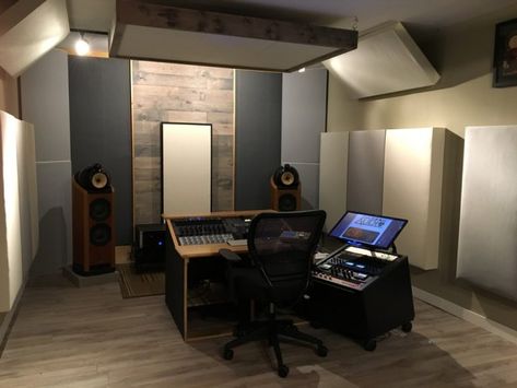 Studio Room Design, Home Recording Studio Setup, Recording Studio Setup, Home Studio Ideas, Basement Studio, Bass Trap, Audio Studio, Recording Studio Design, Recording Studio Home