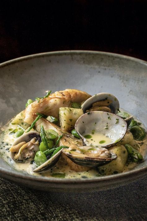 Vermouth Sauce, John Dory, Seafood Recipe, Great British Chefs, Fine Dining Recipes, Seafood Dinner, Vermouth, Fish Dishes, Seafood Dishes