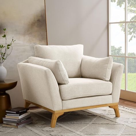 Amazon.com: VANOMi Large-Sized Accent Chair, Thick Cushion Bedroom Reading Chair, Comfortable Living Room Single Sofa, Boucle, Camel : Home & Kitchen Bedroom Reading Chair, Comfortable Living Room, Leather Sofa Chair, Leather Sectional Sofas, Single Sofa Chair, Reading Chair, Upholstered Arm Chair, Single Sofa, Chair Style