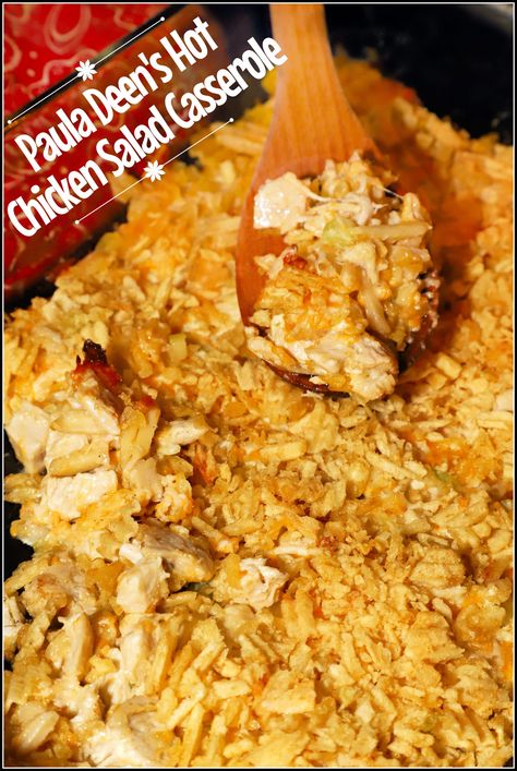 Hot Chicken Salad Casserole, Chicken Salad Casserole, Salad Casserole, Hot Chicken Salad, Creamy Chicken Salad, Homemade Italian Sausage, Hot Chicken Salads, Paula Deen Recipes, Brunch Dishes