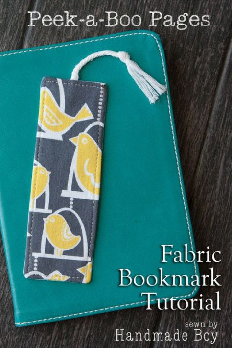 Bookmark Tutorial, Bookmark Crochet, Fat Quarter Projects, Beginner Sewing Projects Easy, Leftover Fabric, Bookmarks Handmade, Sewing Projects For Beginners, Sewing Skills, Love Sewing