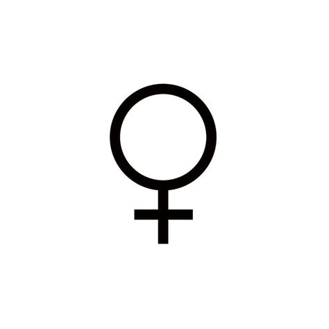 Female Symbol Art, Women Sign Tattoo, Feminist Tattoos Ideas, Female Symbol Logo, Women Symbol Tattoo, @ Symbol, Feminist Symbol Tattoo, Women Power Symbol, Female Sign Tattoo Symbols