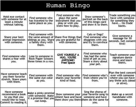 49 Ideas For Gym Games For Teens Human Bingo Team Building Games Ice Breaker Games