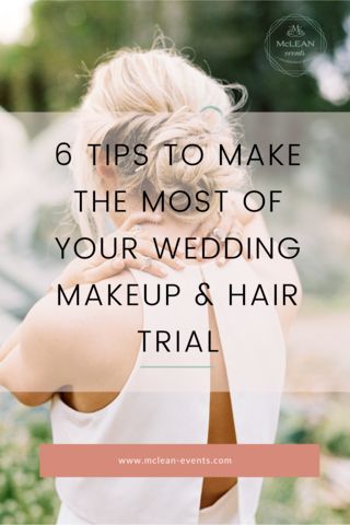 Wedding Hair Tips, Makeup Prep, Overnight Hairstyles, Makeup Trial, Bridal Party Hair, Wedding Makeup Tips, Afternoon Wedding, Bride Makeup, Party Hairstyles