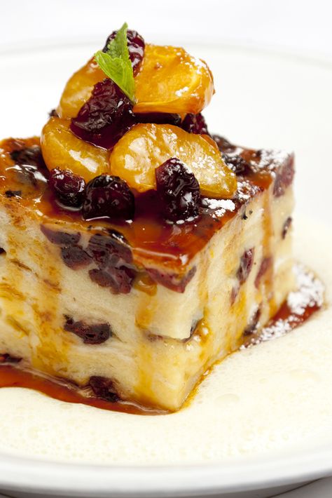 White Chocolate Cranberry Bread and Butter Pudding Recipe - Great British Chefs Panettone Bread, Butter Pudding, Cranberry Cream Cheese, Cake Mug, Great British Chefs, Cranberry Bread, Baking Bread Recipes, Bread And Butter Pudding, White Chocolate Cranberry