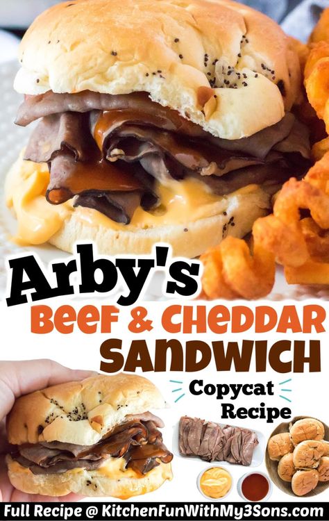 Arbys Roast Beef And Cheddar Recipe, Arby's Beef And Cheddar Recipe, Arbys Roast Beef Recipe, Beef And Cheddar Sandwich, Arbys Roast Beef Sandwich, Arbys Beef And Cheddar, Cheddar Sandwich, Roast Beef And Cheddar, Roast Beef Sandwich Recipes