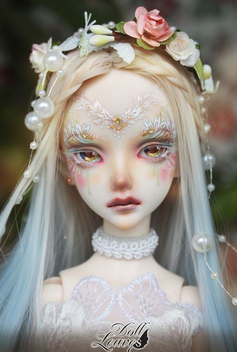 Bjd Faceup, Sea Goddess, Bjd Dolls Girls, Custom Monster High Dolls, 얼굴 그리기, Christmas Event, Fantasy Art Dolls, Kawaii Doll, Fantasy Doll