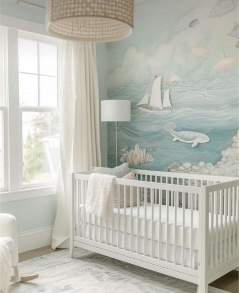 East Coast Nursery, Nursery Theme Ideas, Creative Nursery, Nursery Guest Room, Baby Nursery Inspiration, Baby Boy Bedroom, Baby Room Themes, Themes Ideas, Baby Boy Room Decor